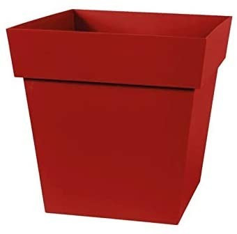 EDA Pot carré Toscane 22 L rouge rubis