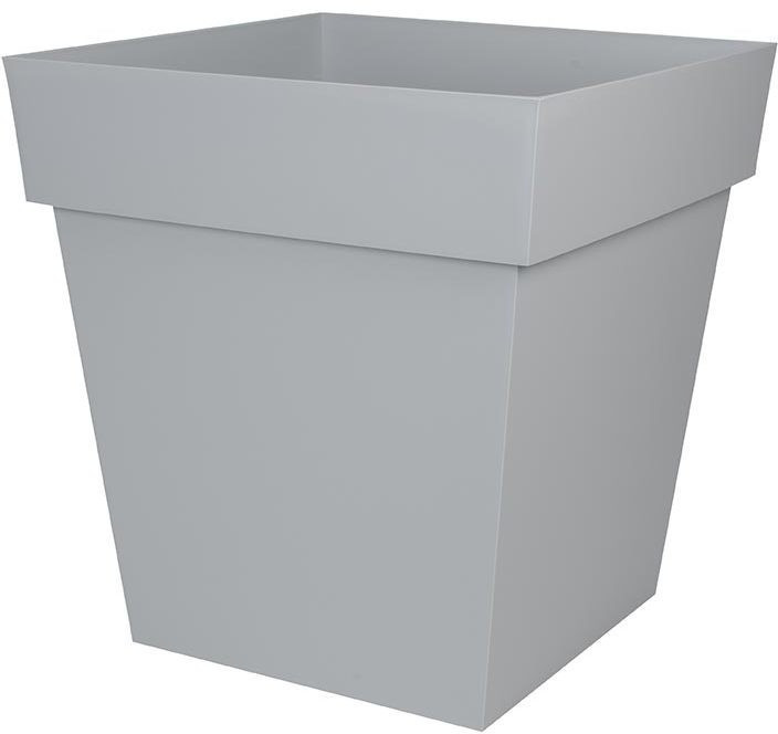 EDA Pot carré Toscane 87 L gris béton