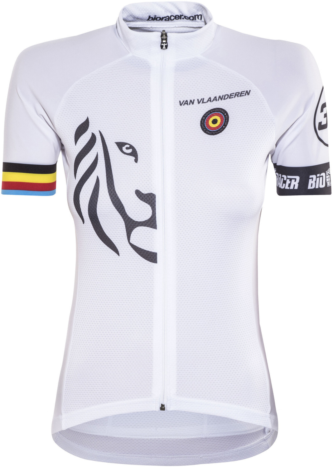 Bio-racer Van Vlaanderen Pro Race Trikot Woman's white