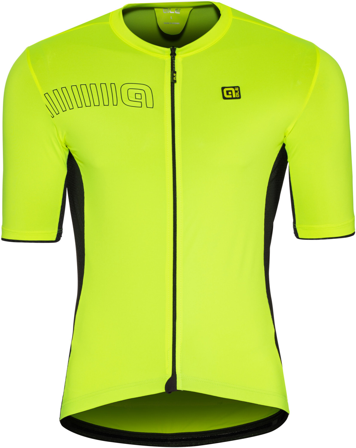 Alé Cycling Solid Color Block Trikot Men's flou yellow ...