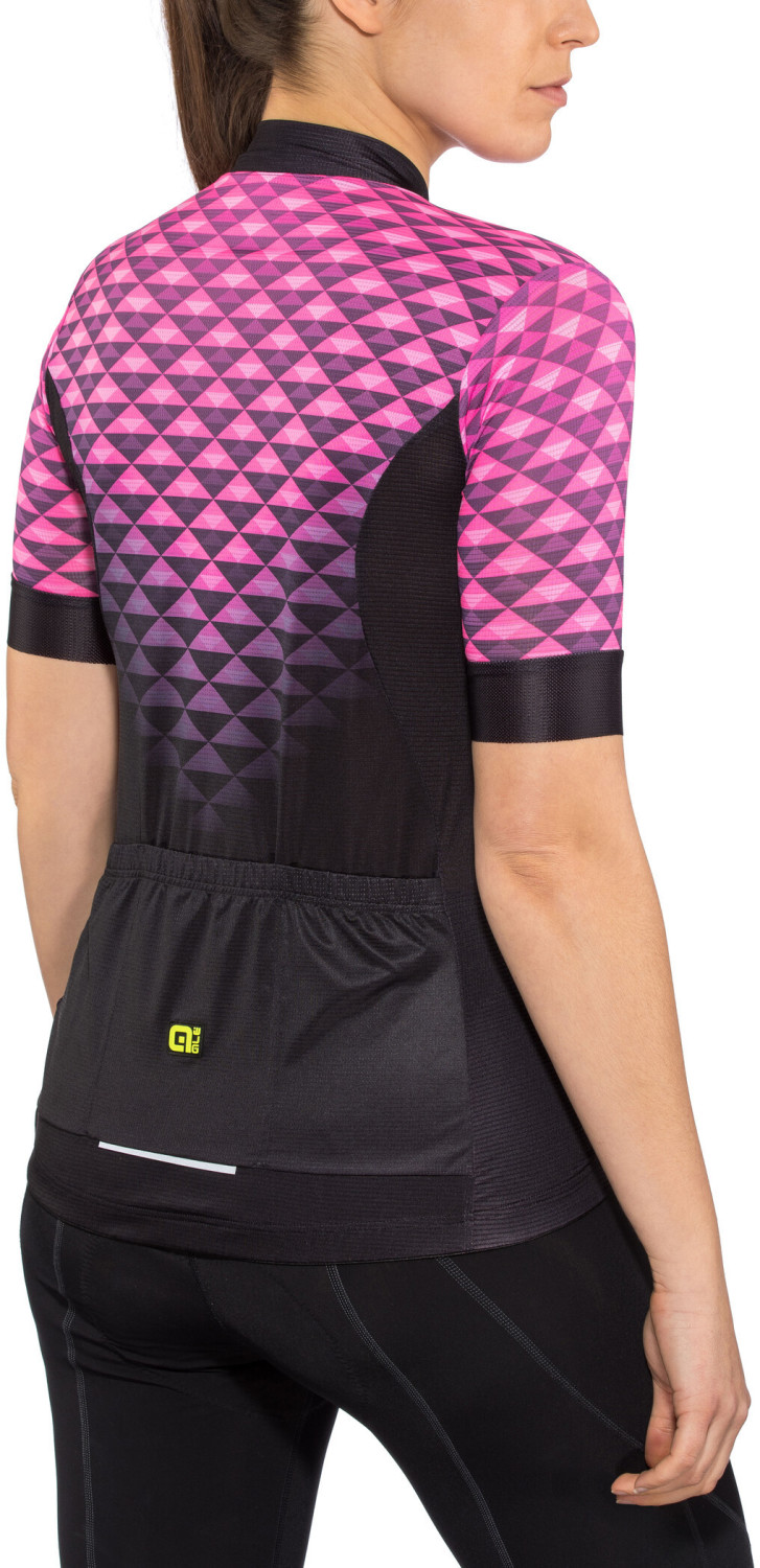 Alé Cycling Solid Hexa Trikot Woman's black flou pink
