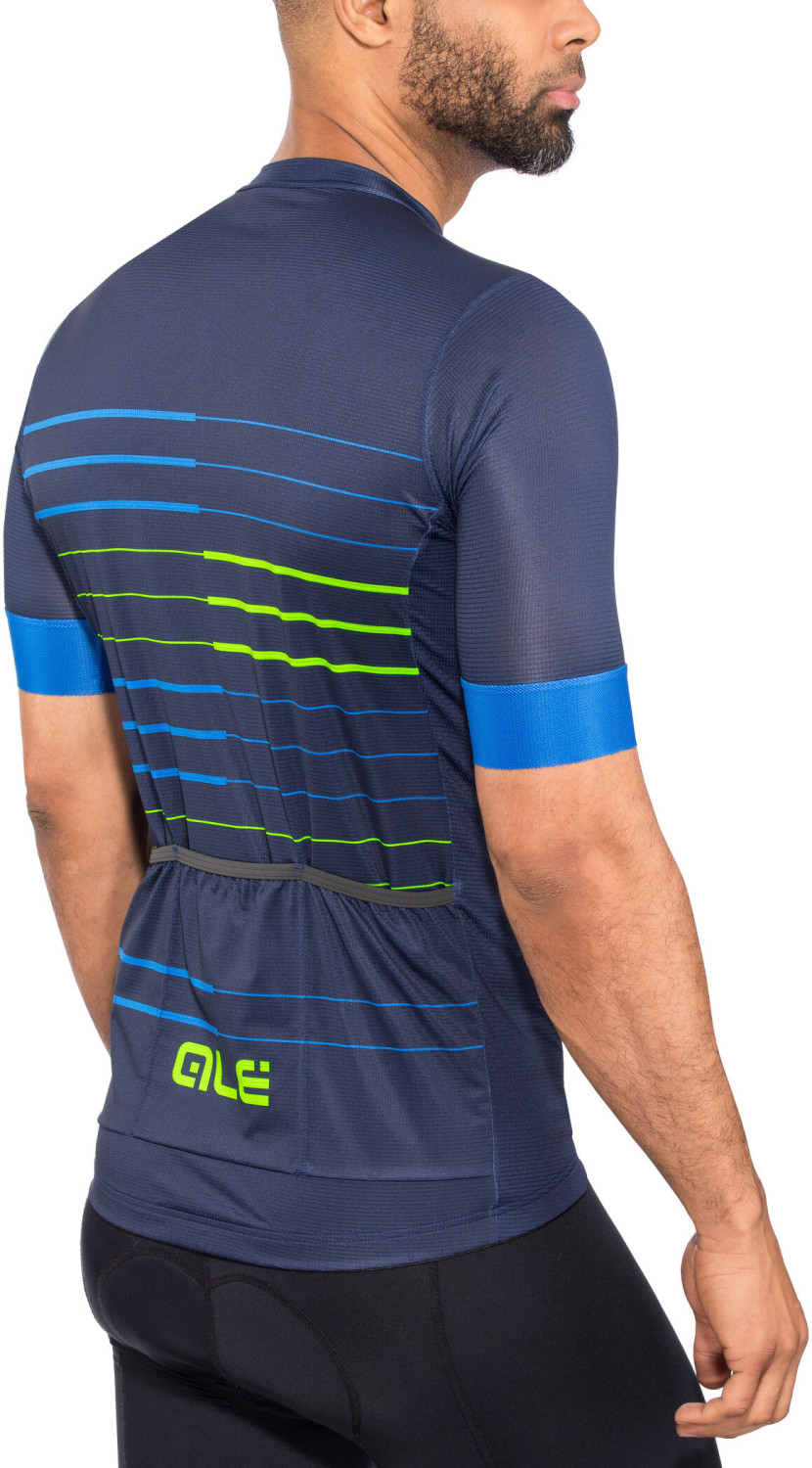 Alé Cycling Solid Ergo Trikot Men's blue-flou green