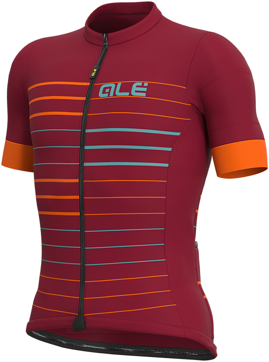 Alé Cycling Solid Ergo Trikot Men's masai red/turquoise