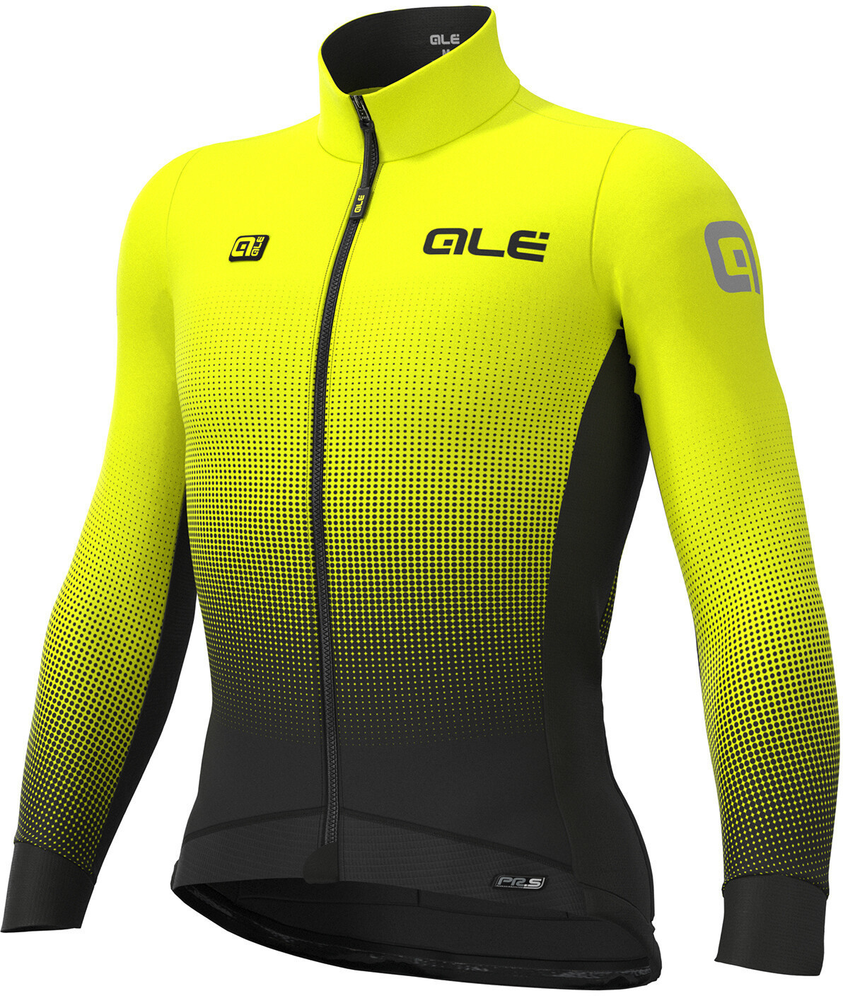 Alé Cycling PRS Dots DWR Trikot Men's black-yellow fluo