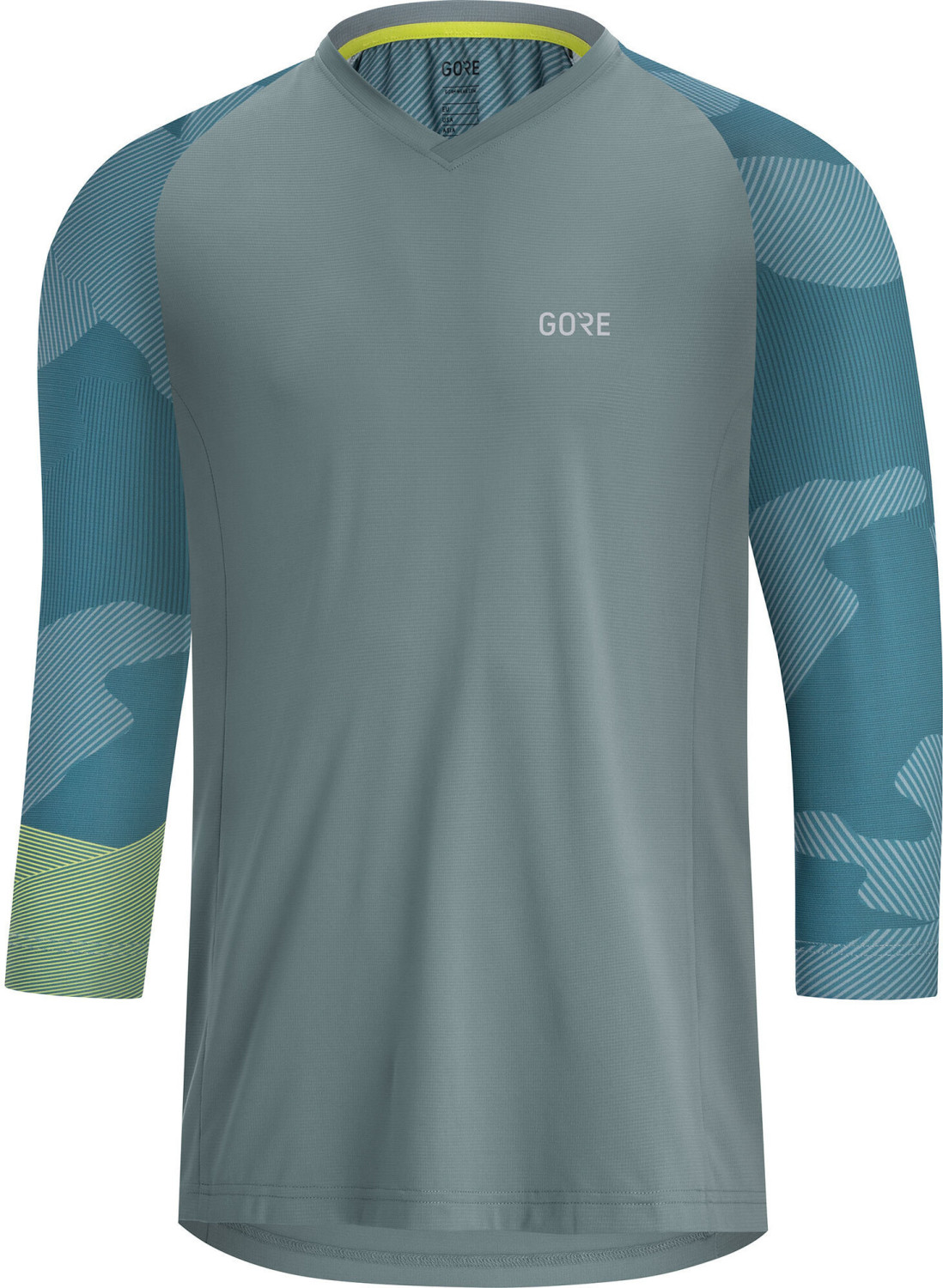 Gore C5 Trail 3/4 Jersey Men nordic blue/citrus green 2020