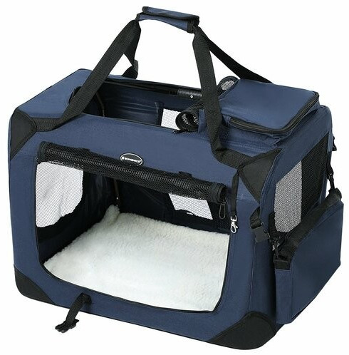 Feandrea Caisse de transport pour chien 60x40x40cm Dark Blue Feandrea Caisse de transport pour chien 60x40x40cm Dark Blue