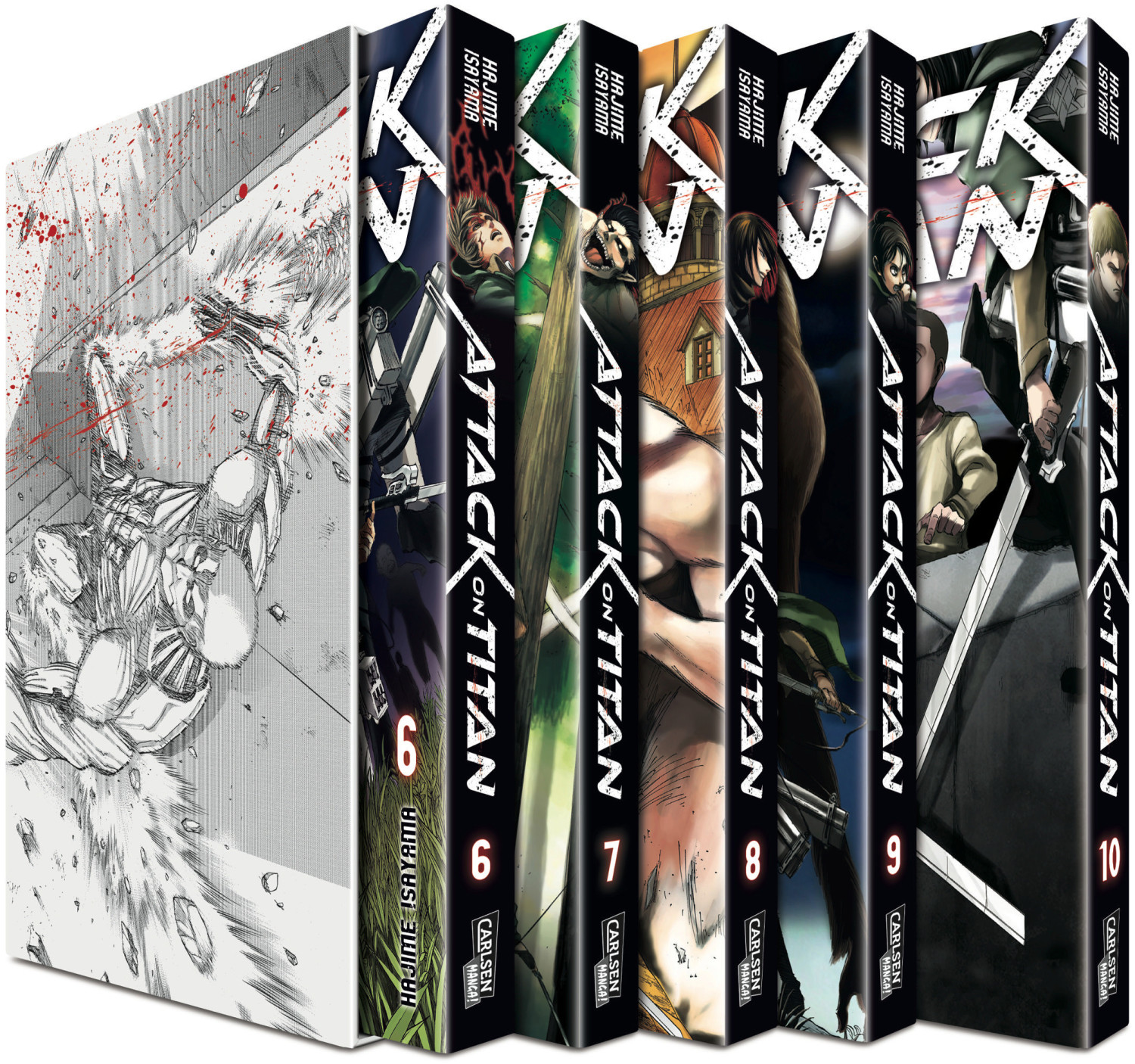 Attack on Titan Bände 6-10 im Sammelschuber mit Extra (ISBN: 9783551791658)