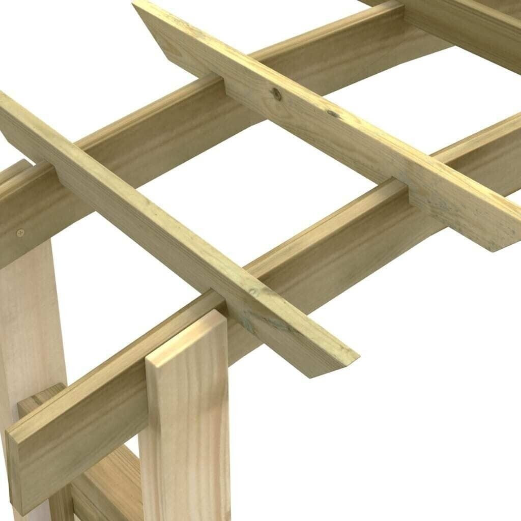 VidaXL Wooden Trellis 150x50x220 cm