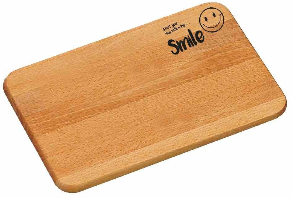 Kesper Breakfast Board Smile Beech 23 x 15 x 1 cm