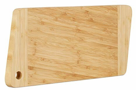 Relaxdays Bamboo Chopping Board 2 x 38 x 18 cm natur (10609887)