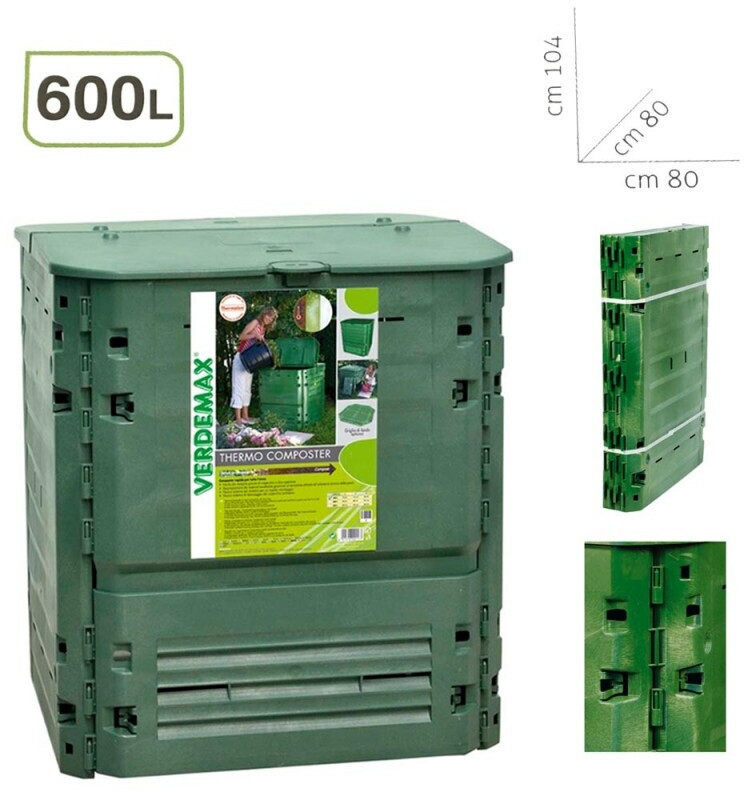 Verdemax Verdemax Thermo-King Composter (900L) 600L - side view