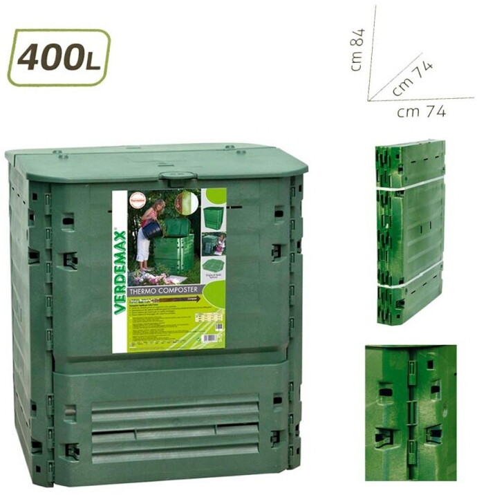Verdemax Verdemax Thermo-King Composter (900L) 400L - side view