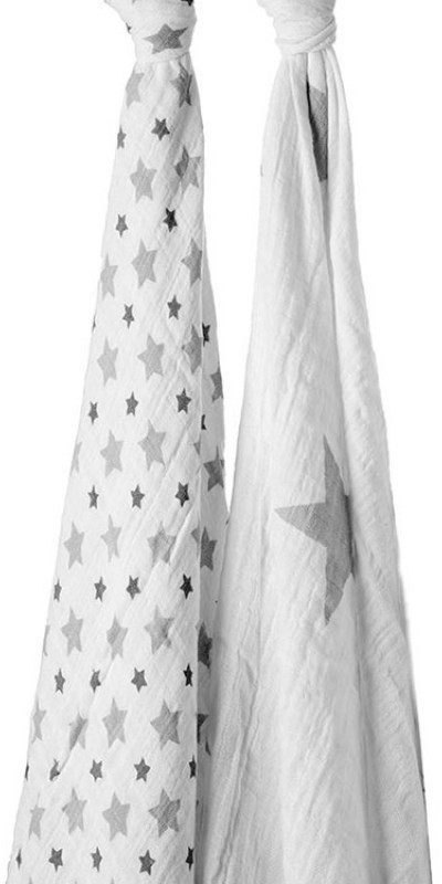 Aden + Anais Lot de 2 langes en mousseline 120 x 120 cm Twinkle