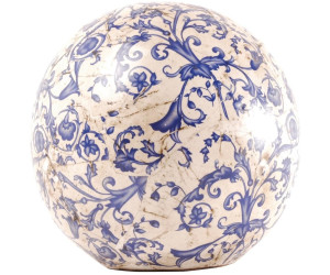 Esschert Gartenkugel Keramik Blau Weiss Grosse L O 18 Cm 2 Stk Ab