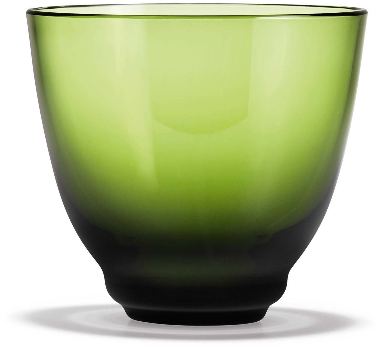 Holmegaard Flow drinking glass, 35cl / olive green - olive green