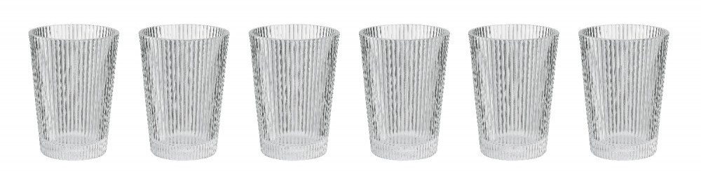 Stelton Pilastro Drinking Glass 33 cl, 6 Pcs clear