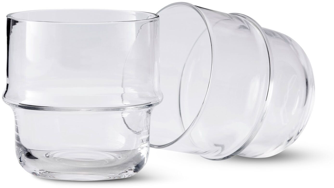 Design House Stockholm Unda Glass 2 Pcs, Clear Clear