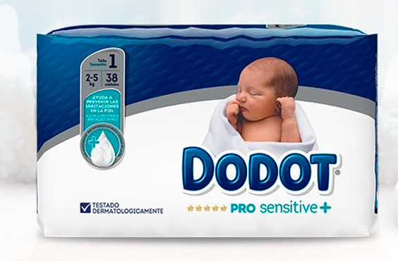 Comprar Dodot Pañal Pro Sensitive Talla 0, 38U al mejor precio