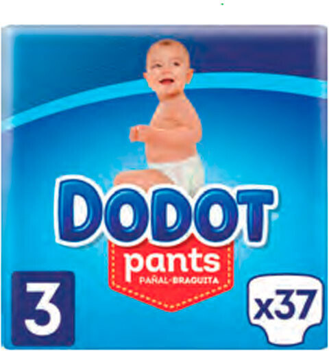 Dodot Pants Blue Pañales T7 (+17 kg) 38 uds
