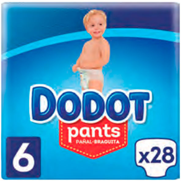 DODOT Pants pañales 12-17 kg talla 5 paquete 30 uds