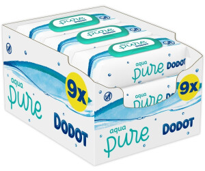 Dodot Aqua Wipes 3 Pack 144 Units Clear