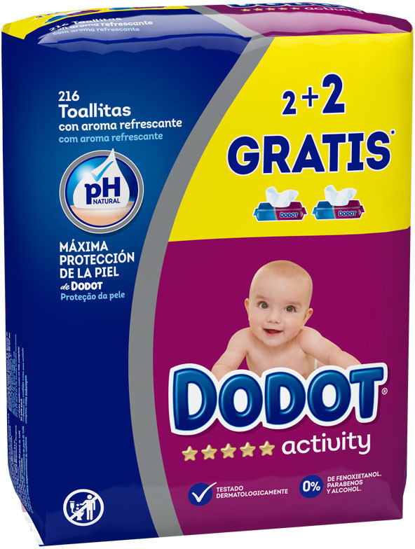 Dodot Wipes Activity (108 + 108 units)