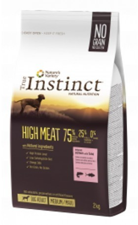 True Instinct High Meat Deboned Salmon with Tuna Medium Maxi Adult (2 Kg)