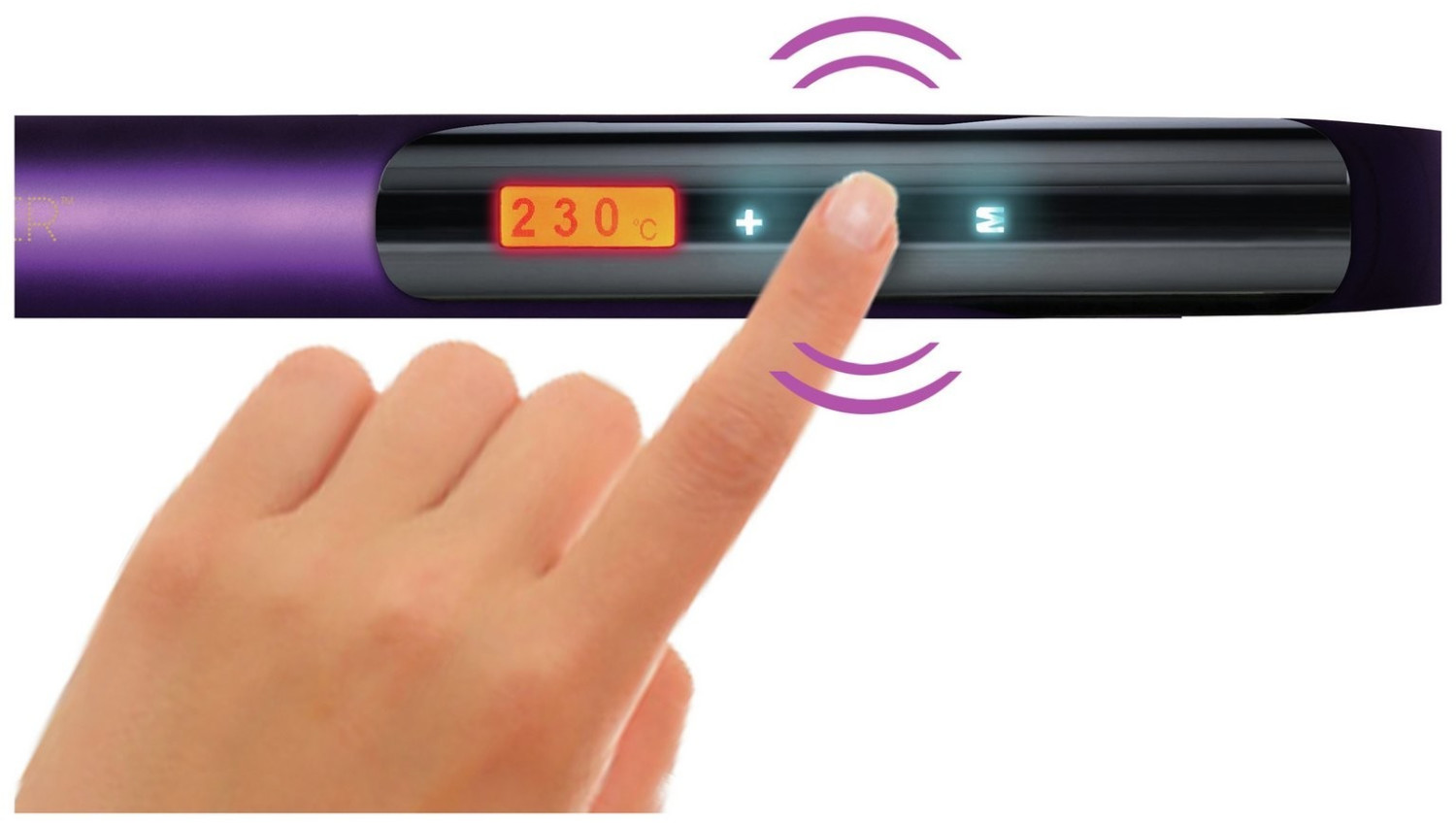 Glamoriser touch control gla023 hair straightener discount