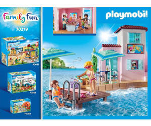 Playmobil-70279 Eisdiele am Hafen 