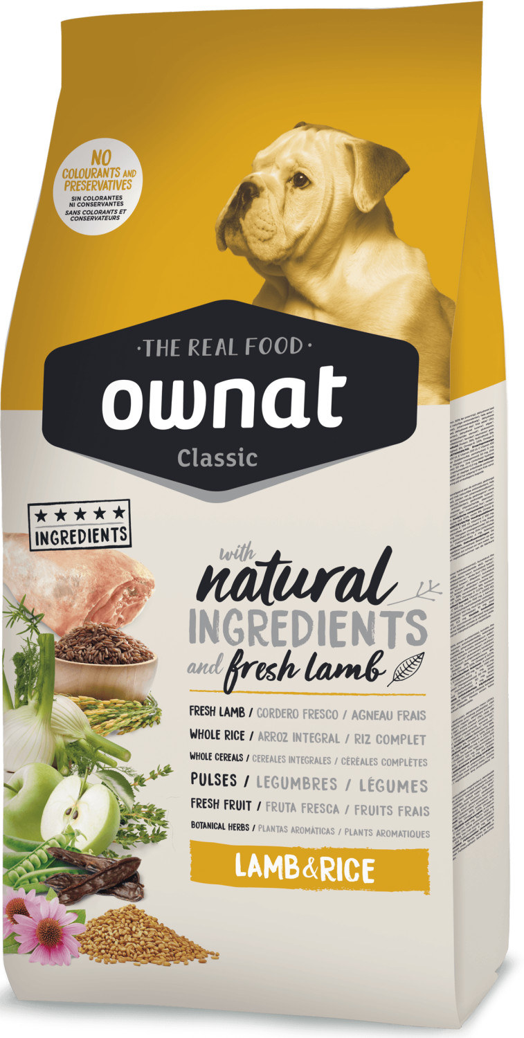 Ownat Classic Chien agneau & riz (20 kg)