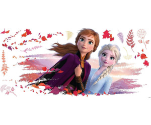Elsa & Olaf mit Alphabet Wandtattoo Wandsticke RoomMates DISNEY Frozen Anna 