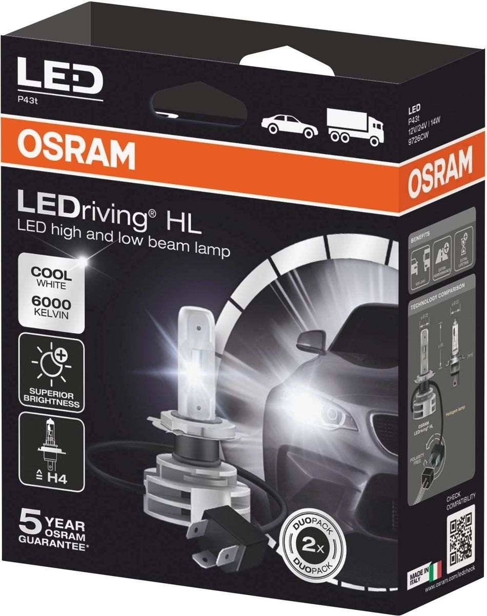 Bombillas H4 LED OSRAM LEDriving HL Standard - 9726CW