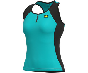 Alé Cycling Solid Color Block Tank Top Woman's turquoise