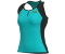 Alé Cycling Solid Color Block Tank Top Woman's turquoise