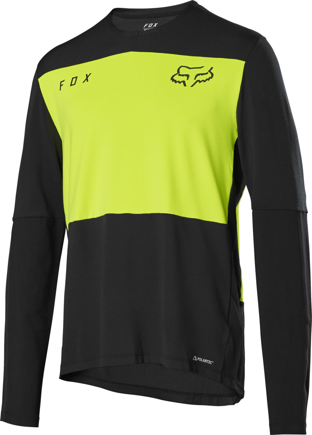 Fox Defend Delta Lunar Shirt Men's day-glo yellow