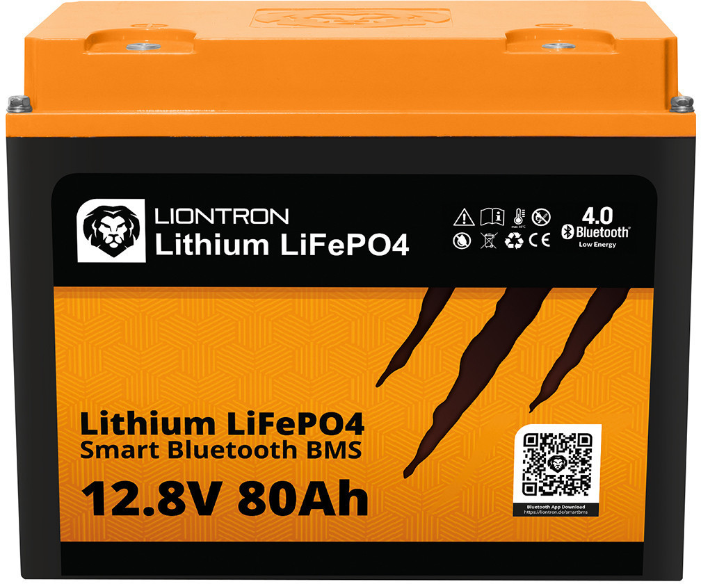 Liontron Lithium LiFePO4 LX Smart BMS 12,8V 80Ah (LI-SMART-LX-12-80) ab  714,97 €