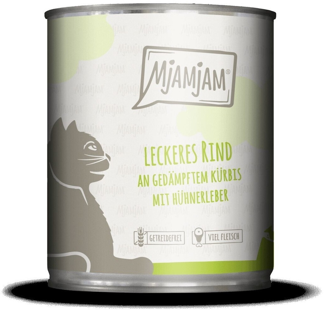 MjAMjAM Delicious Beef on Steamed Pumpkin Wet Cat Food 800g