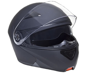 Klapphelm 109 Helm Integralhelm Rollerhelm schwarz matt Motorradhelm S M L XL 