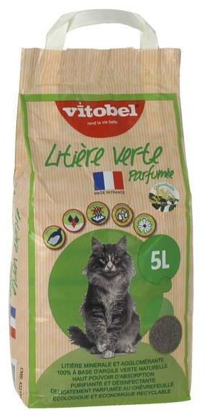 Vitakraft Vitobel Litière verte parfumée 5 L