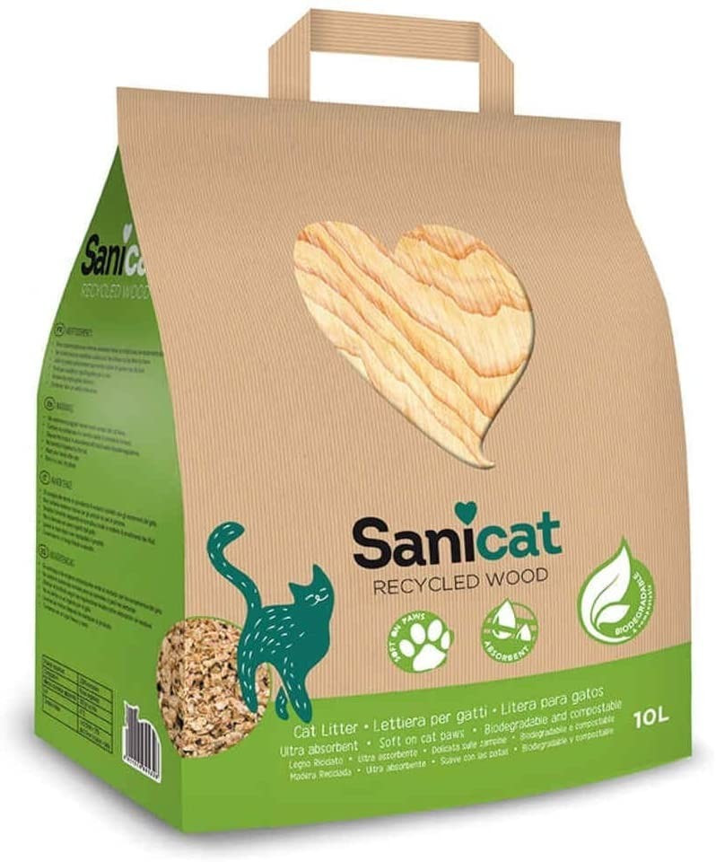 Sanicat Recycled Wood 10 L