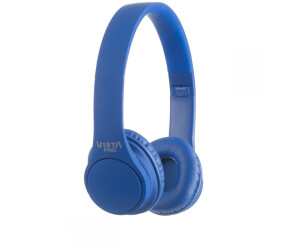 Auriculares inalámbricos  Vieta Pro Wave, De diadema, Bluetooth, Hasta 12  horas, Micrófono, Azul