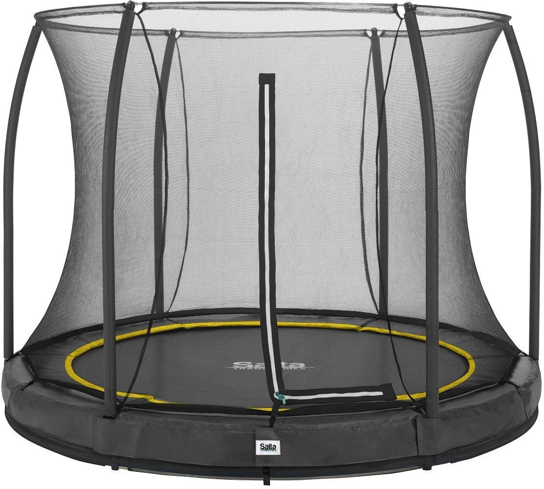 Salta Comfort 305 cm avec filet de sécurité noir