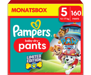 Pampers Couches culottes Baby-Dry Pants Night taille 5 12-17 kg