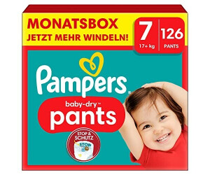 Pampers Baby-Dry taille 7, boîte mensuelle