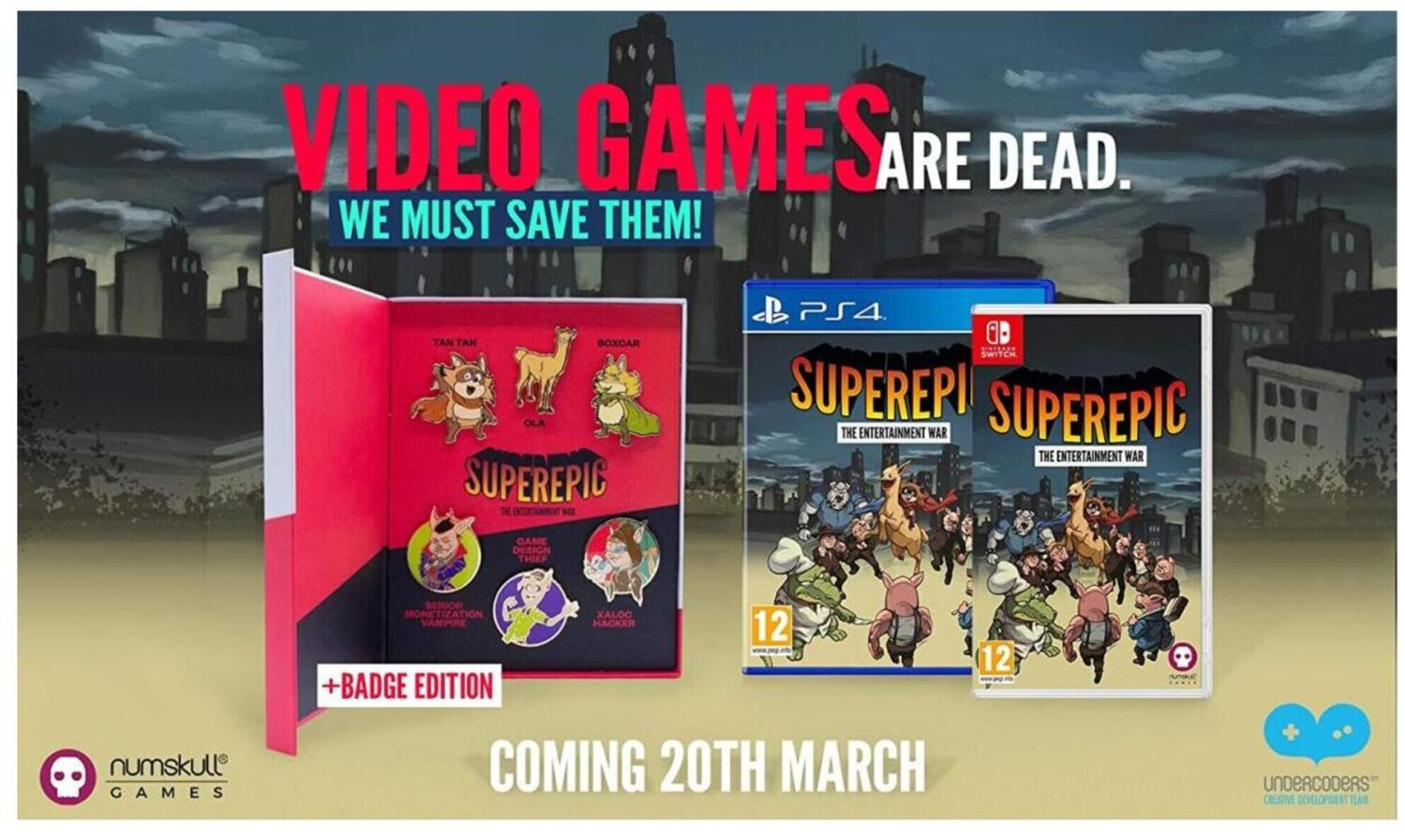 SuperEpic: The Entertainment War Collector Edition (PS4)