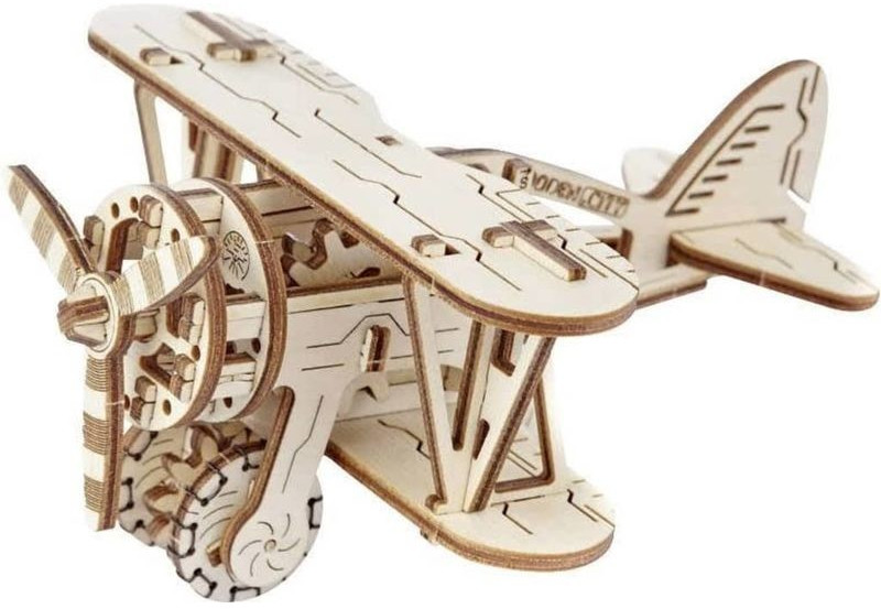 Wooden City Biplane  3D