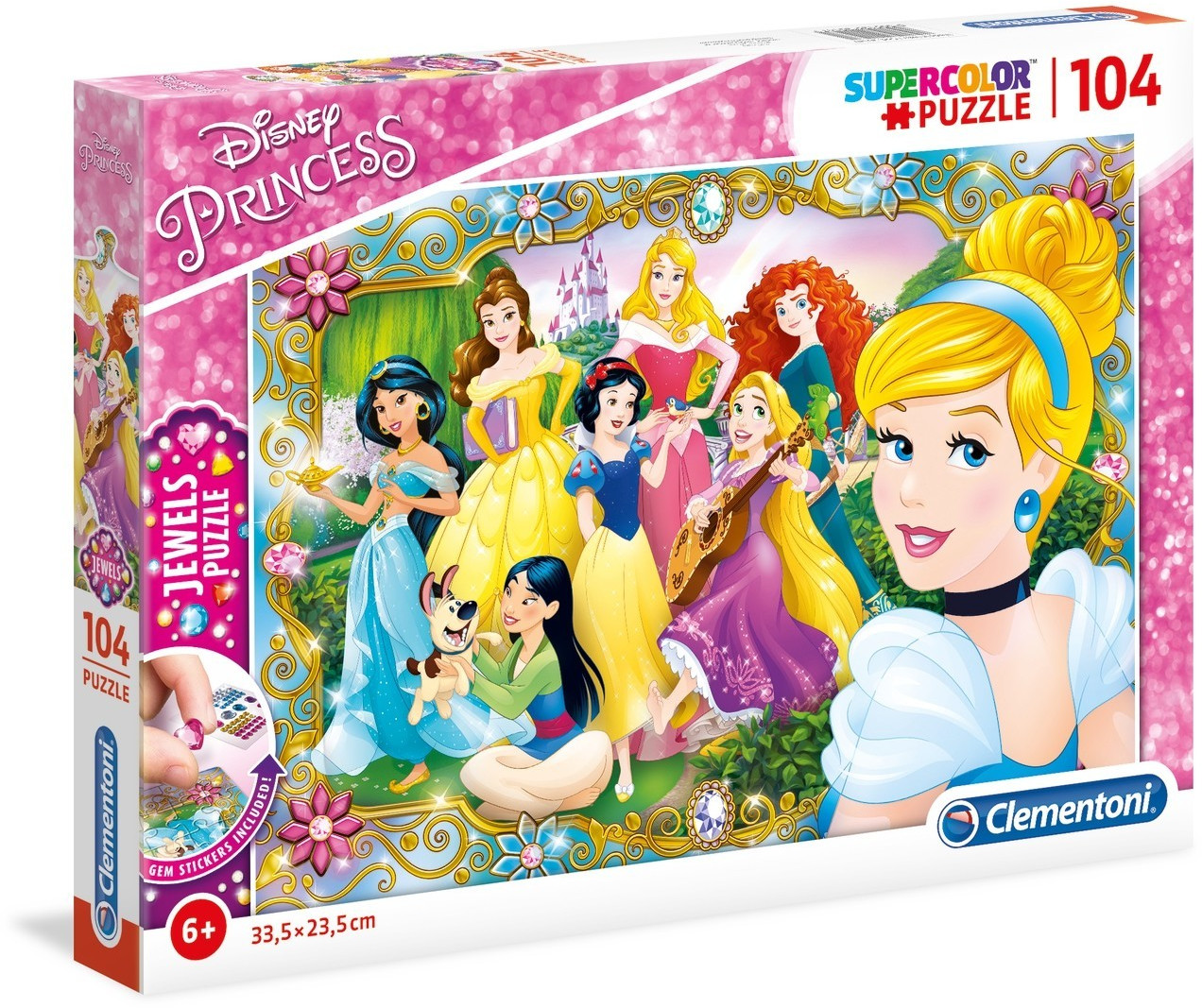 Photos - Jigsaw Puzzle / Mosaic Clementoni Disney Princess 104 pcs - Jewels Puzzle 