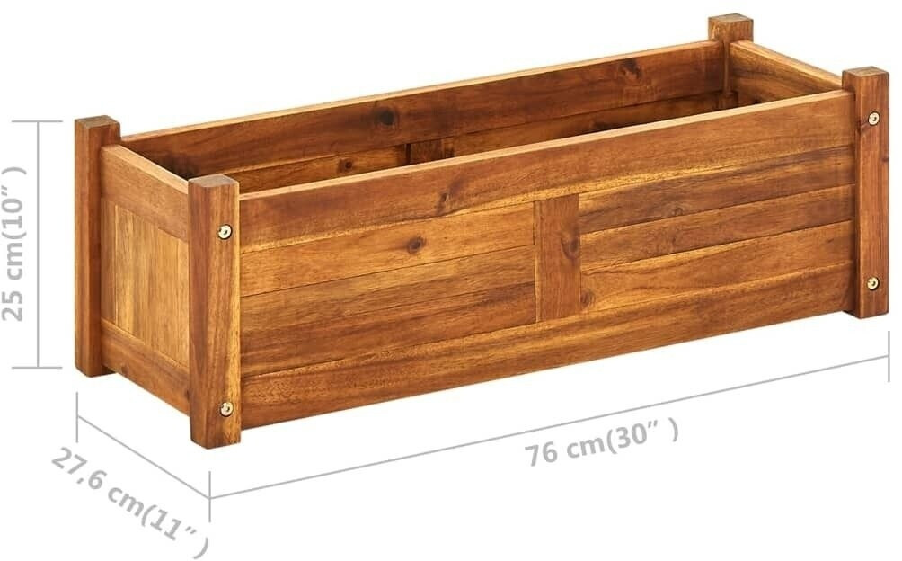 VidaXL Planter 76 x 27,6 x 25 cm (41771)