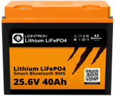 Zasdar Lifepo4 12V 100Ah Bluetooth Lithium Battery Charger, Black