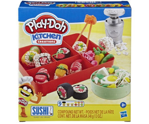 Play-Doh Sushi Knete Spielset Kitchen Creations Kinderknete Knetwerkzeuge Set 